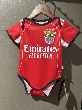 Baby Benfica Football Club Fan Gear Bodysuit Red